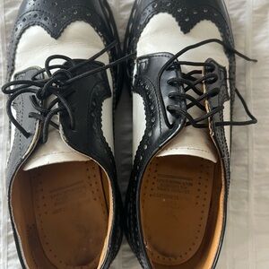 Dr. Martens Black and White women’s Oxford Shoes